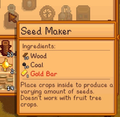 Seed Maker Stardew Valley